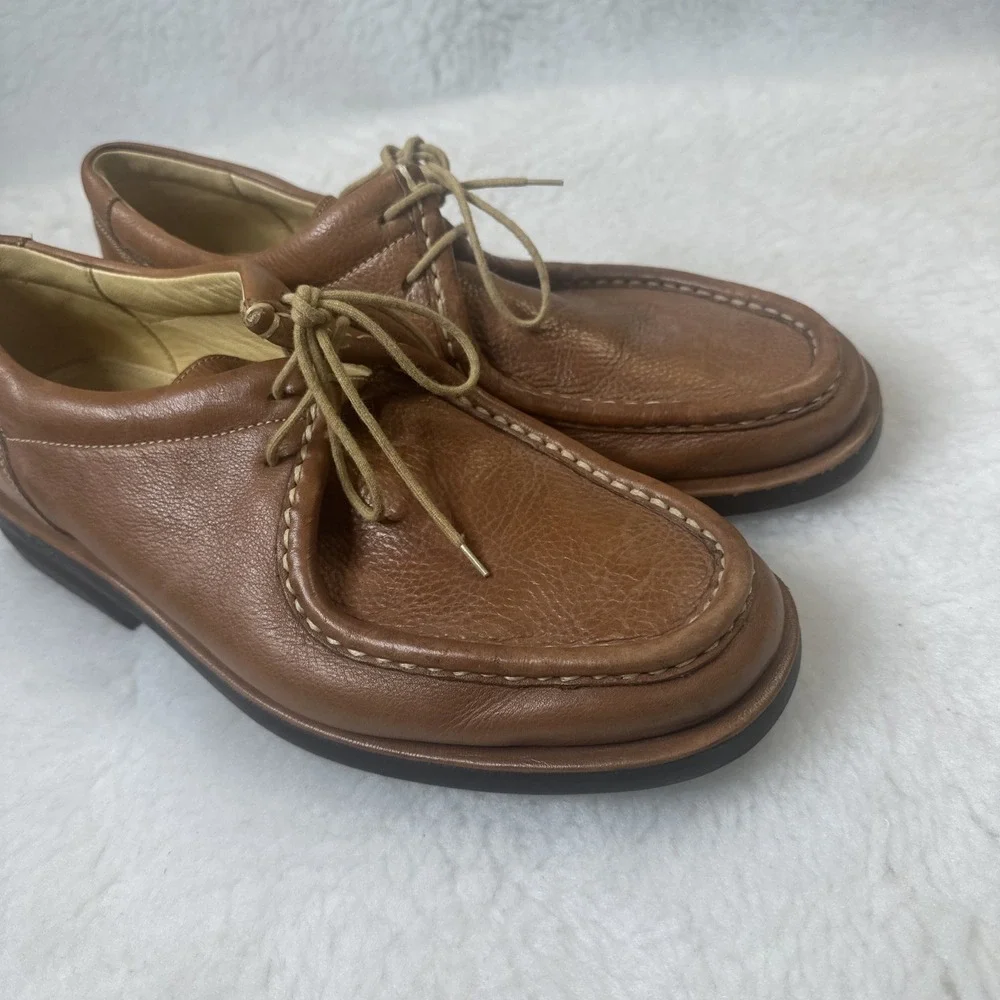 Sandro Moscoloni Shoes Brown Leather Oxford Lace-Up Comfort Men's Sz 10.5